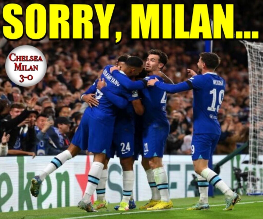 Champions League, Chelsea - Milan 3-0