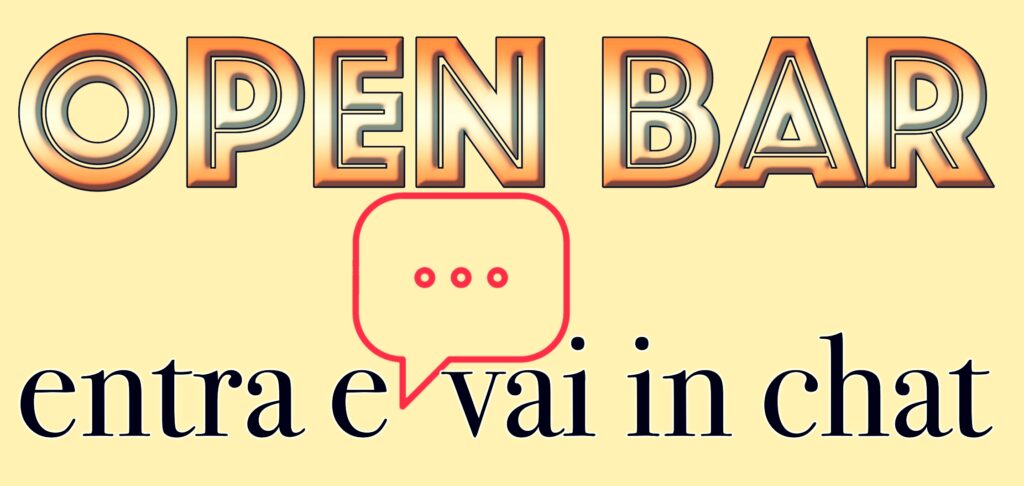 Open Bar, la chat diretta di Bloooog! il Bar Sport di Fabrizio Bocca