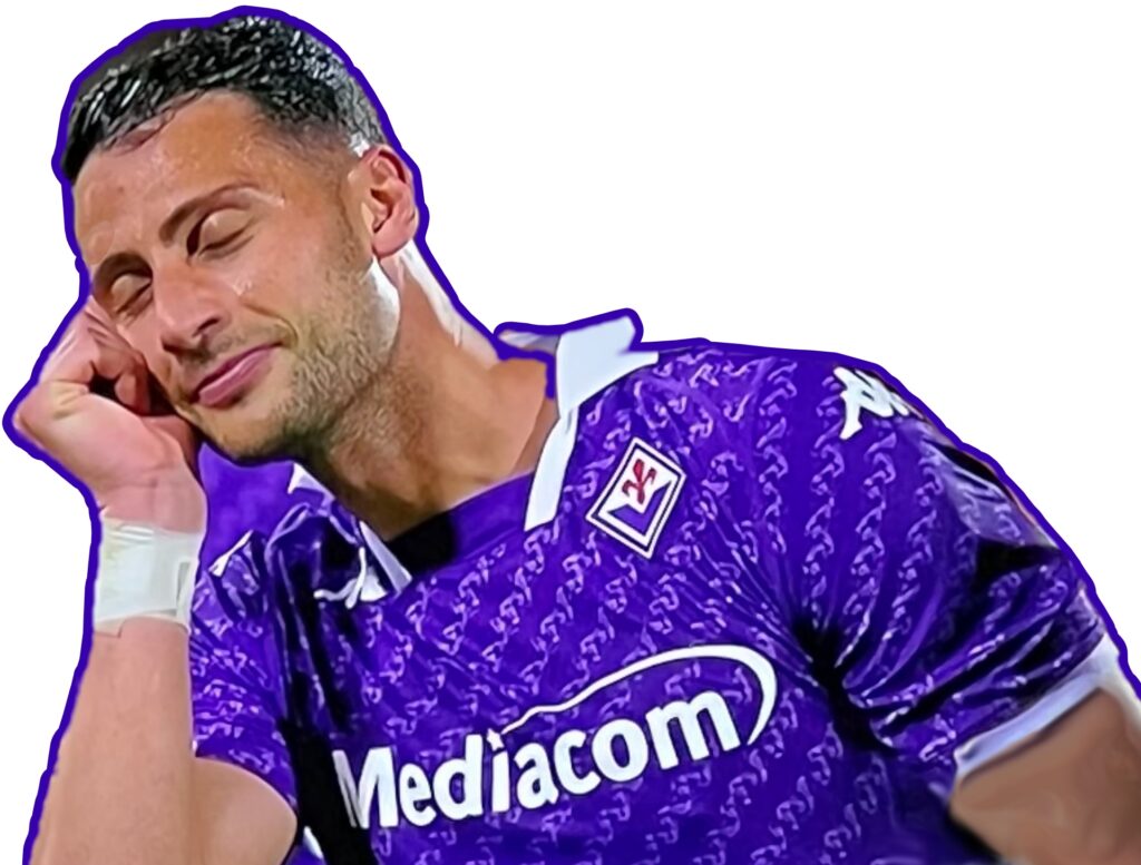 Mandragora, autore del gol che ha deciso la semifinale di Coppa Italia, Atalanta-Fiorentina 1-0
