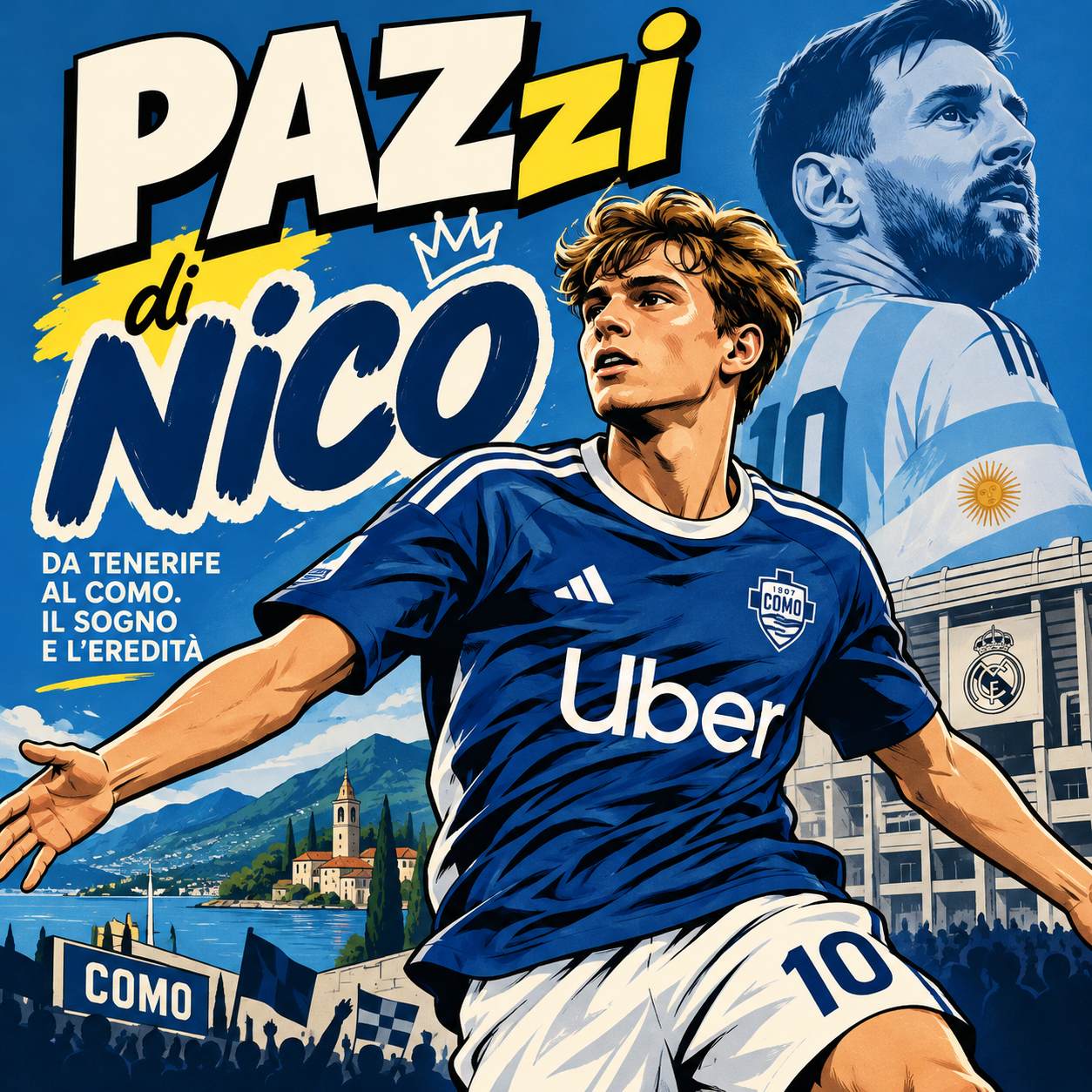 PAZzi di NICO. IL boom di Nico Paz a fumetti BLOOOOG! CARTOON Fabrizio Bocca Substack